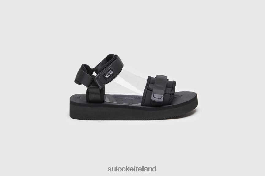 CEL-PO Black SUICOKE LDPHB020 Unisex Sandals