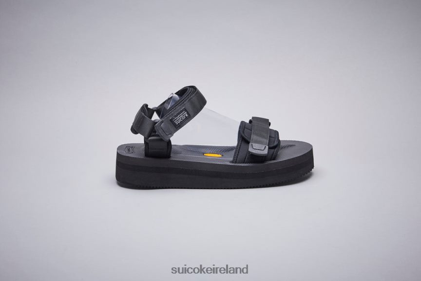 CEL-VPO Black SUICOKE LDPHB03 Unisex Sandals