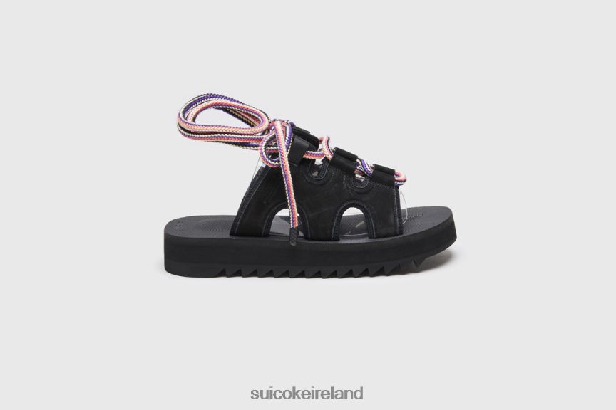 RAY-ab Black SUICOKE LDPHB022 Unisex Sandals