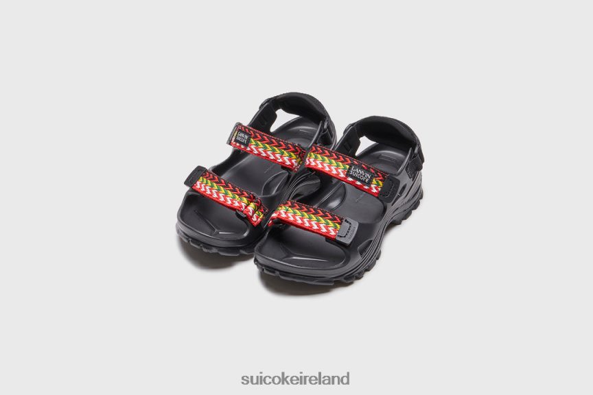 WAKE CURB Black LANVIN x SUICOKE LDPHB031 Unisex Sandals