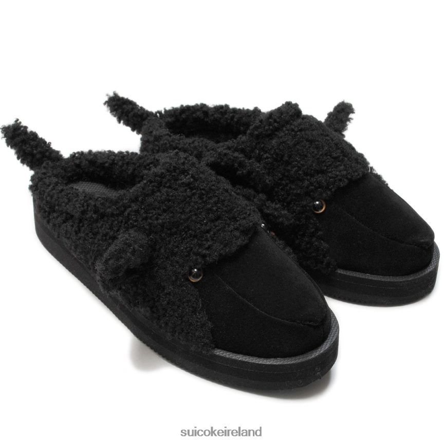 Doublet x Animal Slippers Black SUICOKE LDPHB055 Unisex Slides