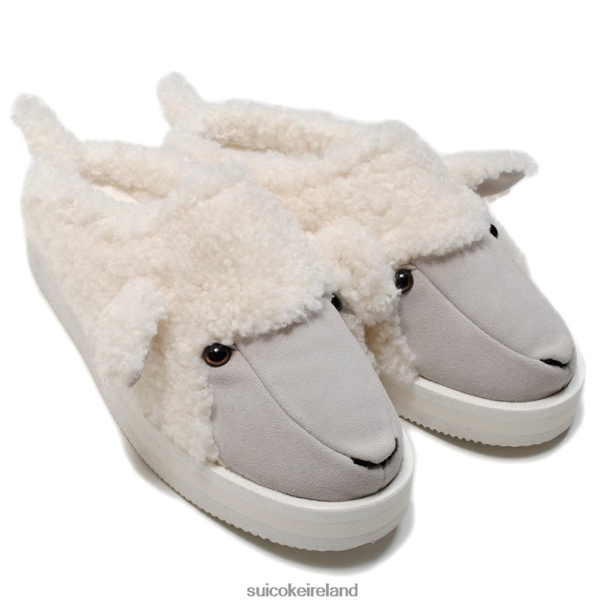 Doublet x Animal Slippers White SUICOKE LDPHB054 Unisex Slides