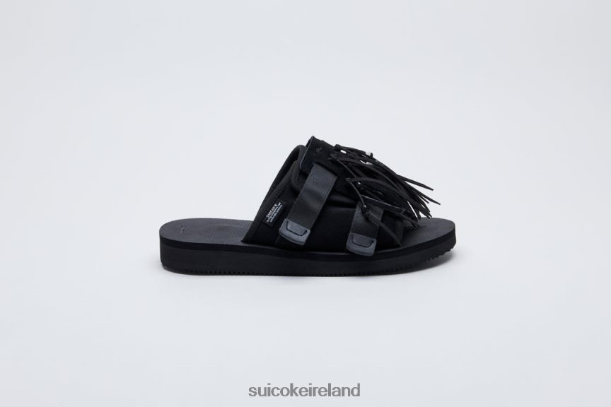 HOTO-SCAB Black SUICOKE LDPHB051 Unisex Slides