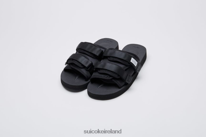 MOTO-Cab Black SUICOKE LDPHB063 Unisex Slides