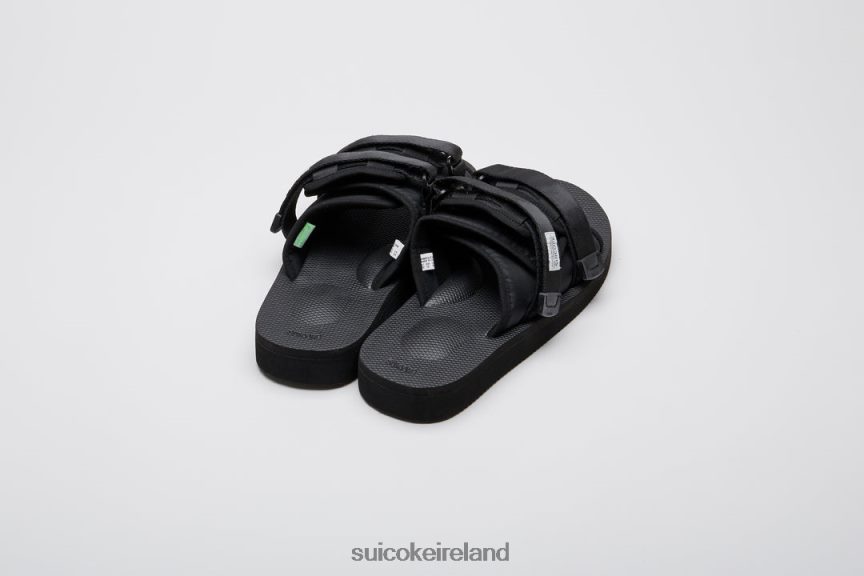 MOTO-Cab Black SUICOKE LDPHB063 Unisex Slides