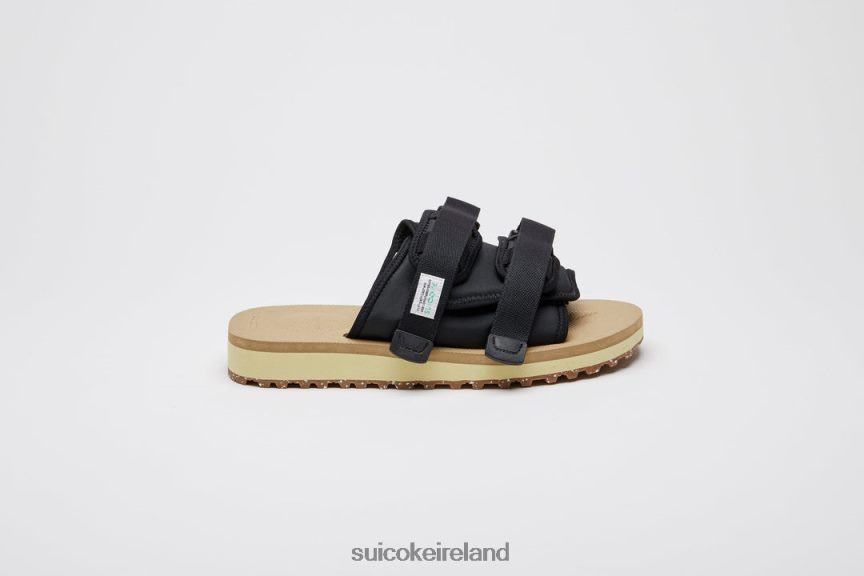 MOTO-Cab-ECO Black/Beige SUICOKE LDPHB043 Unisex Slides