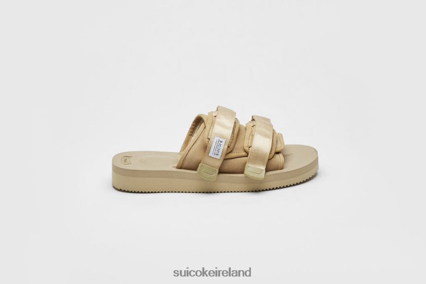 MOTO-VS Beige SUICOKE LDPHB040 Unisex Slides