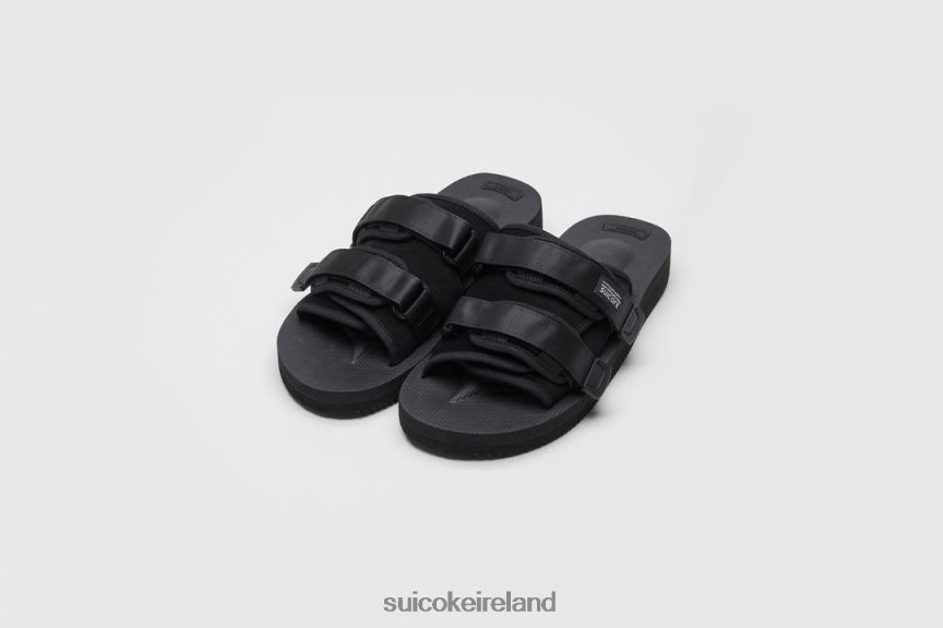 MOTO-VS Black SUICOKE LDPHB064 Unisex Slides