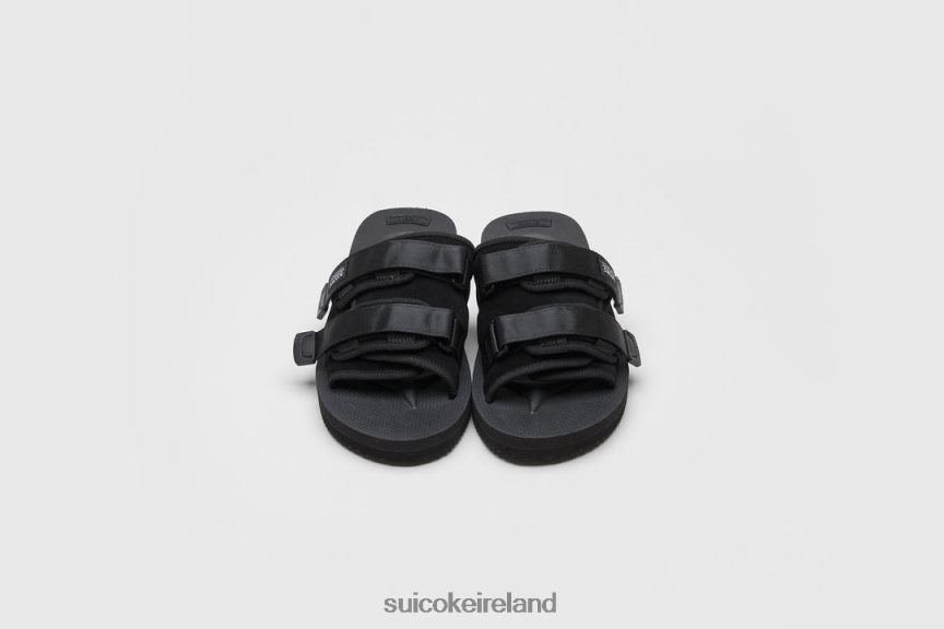 MOTO-VS Black SUICOKE LDPHB064 Unisex Slides