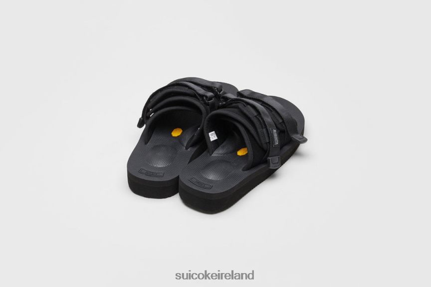 MOTO-VS Black SUICOKE LDPHB064 Unisex Slides