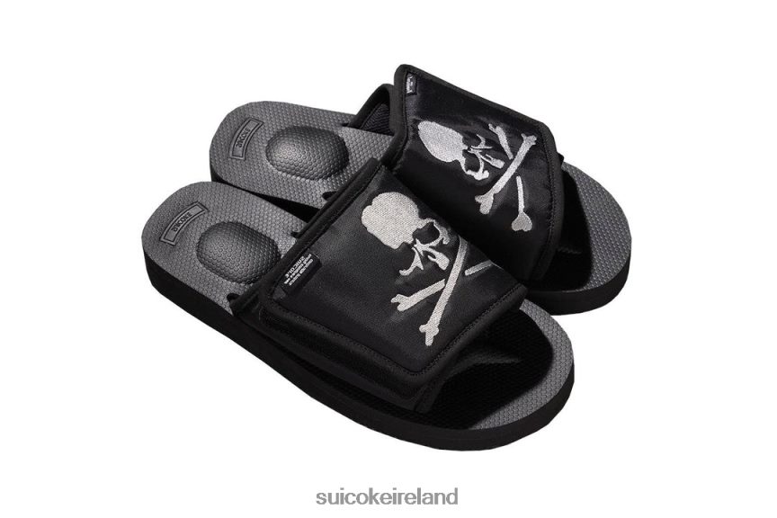 Mastermind x TAMOTT-MM Black SUICOKE LDPHB045 Unisex Slides