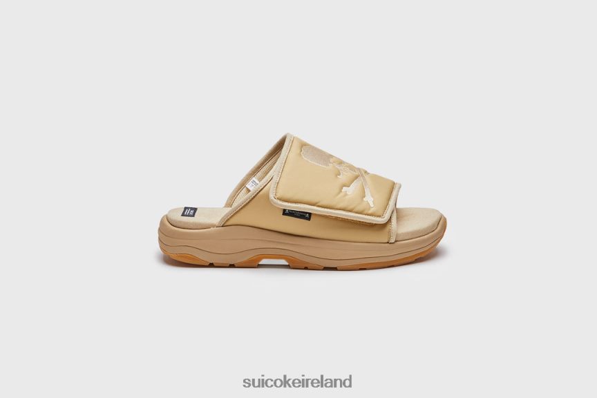 Mastermind x TAMOTT-RUNMM Beige/Beige SUICOKE LDPHB035 Unisex Slides