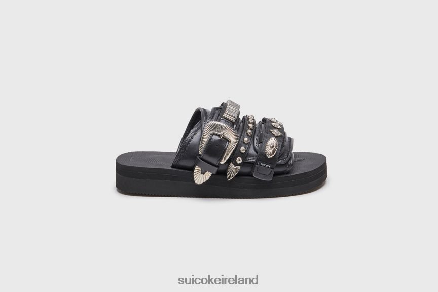 TOGA x MOTO-CabTOG Black SUICOKE LDPHB027 Unisex Sandals