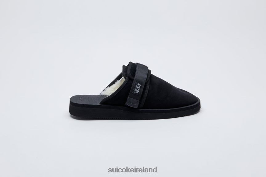 ZAVO-Mab Black SUICOKE LDPHB048 Unisex Slides